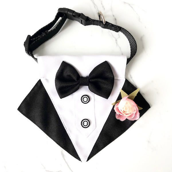 dog of honour tuxedo bandanas